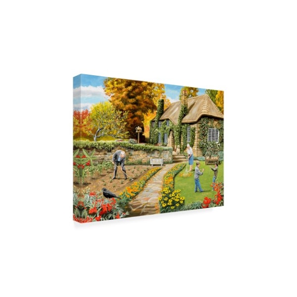 Trevor Mitchell 'Autumn Garden Scene' Canvas Art,18x24